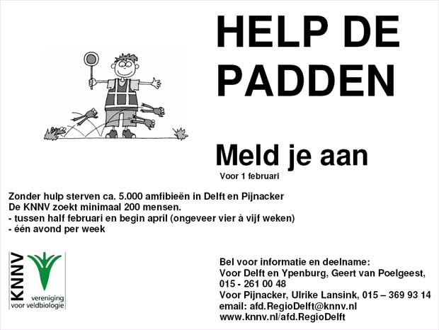 Help de Padden - poster