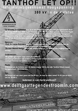 Delft gaat tegen de stroom in - geen 380 kV
